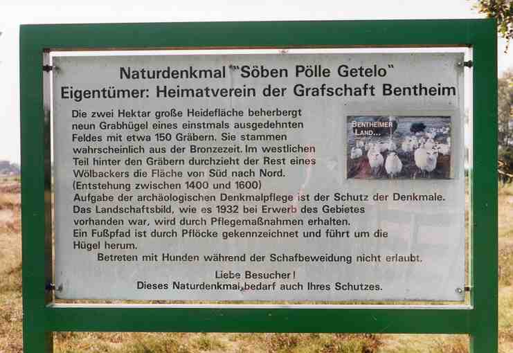 Information board Söben Pölle Getelo