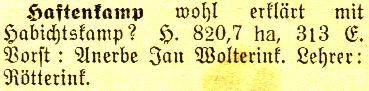 Textkopie aus Jahrbuch 1926