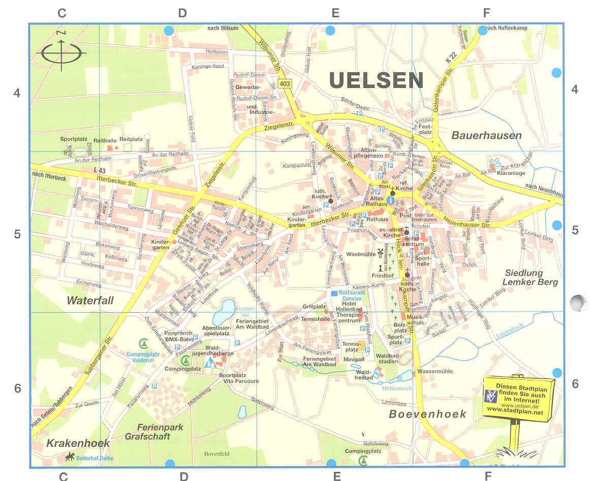Village Map Uelsen