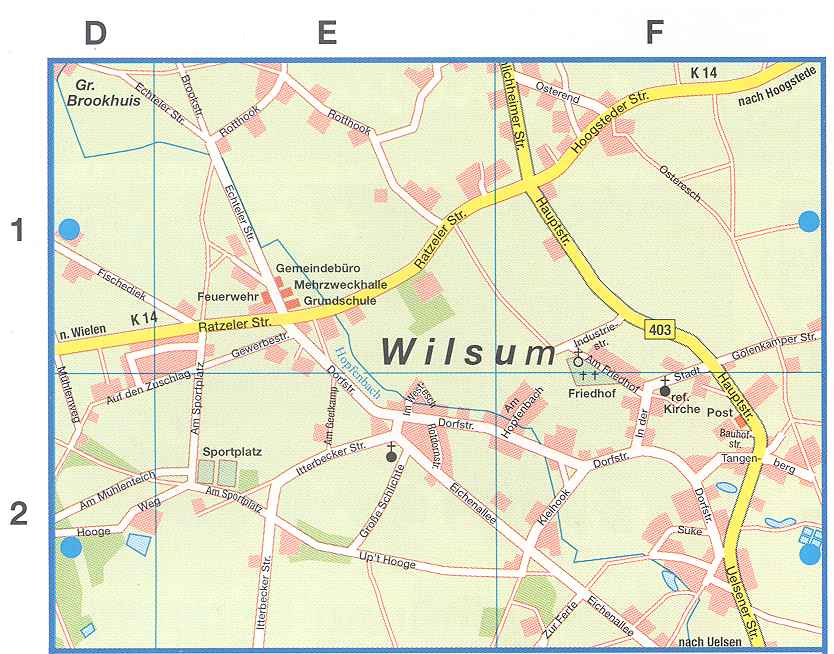 Village Map Wilsum